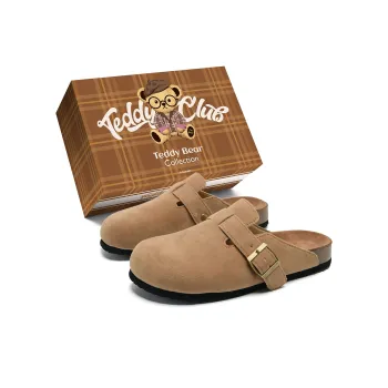 Teddy Bear Collection Slip Resistant Wrap toe Slippers Women's