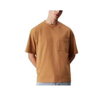 CALVIN KLEIN T Shirt Men's Tobacco Brown