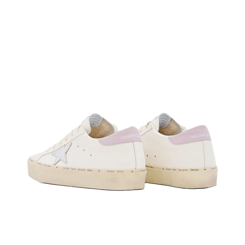 Golden Goose Hi Star White Silver Lilac Women's-3