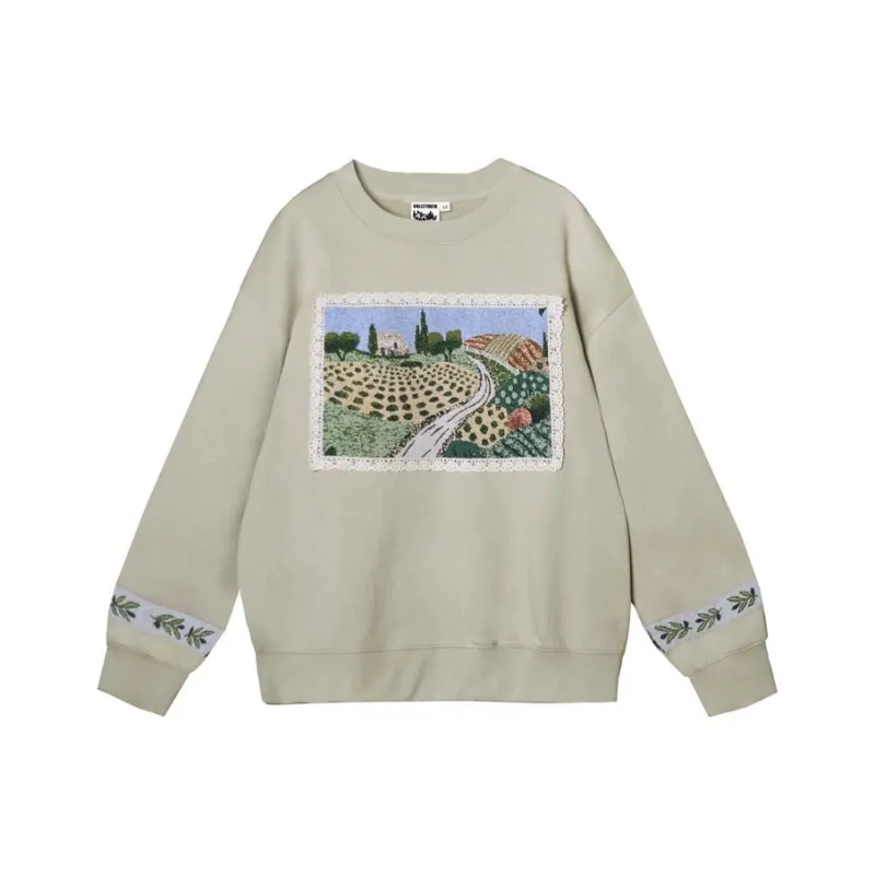 VALLEYOUTH Sweatshirt Unisex Wheat-0