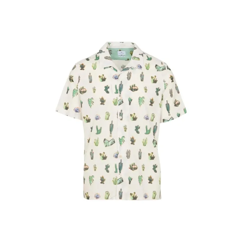 Paul Smith Short Sleeved Prickly Pear Shirt-0