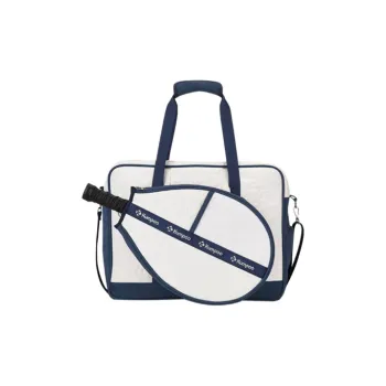 KUMPOO Badminton Racket Bags Crossbody Bag White Blue Unisex