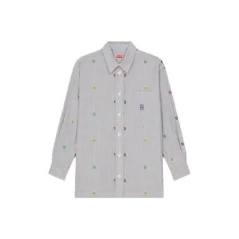 KENZO Target Oversized Striped Shirt
