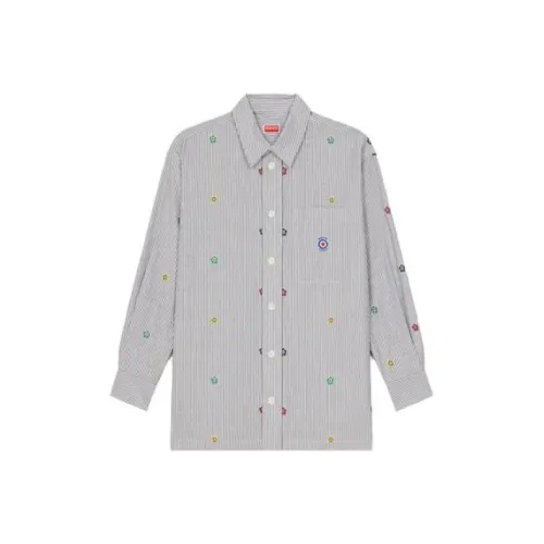 KENZO Target Oversized Striped Shirt