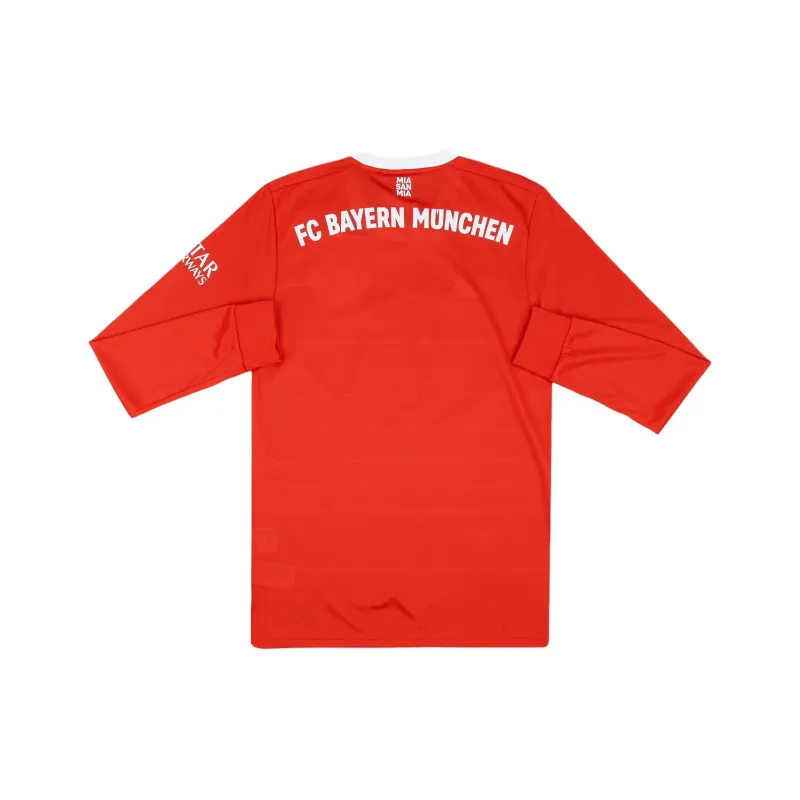 Adidas Bayern Munich Black Soccer Jersey Men's Red-1