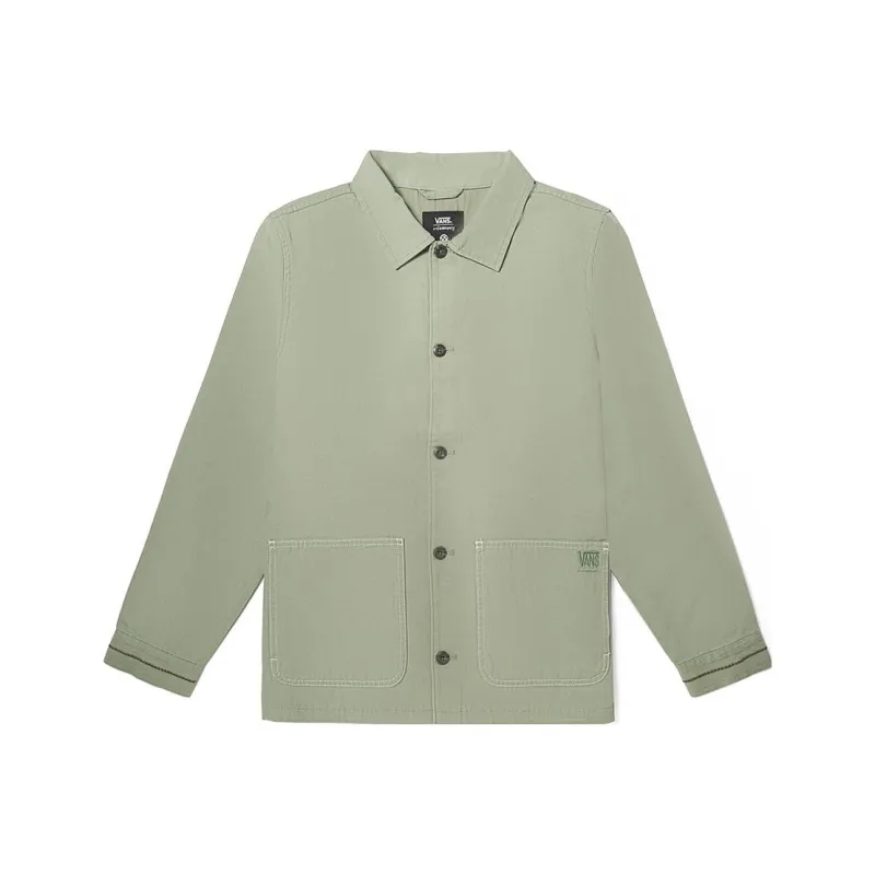 Vans Mikey Shirt Men's Gray Green-0