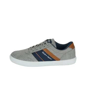 Umbro UM RILEY Anti Slip Wear Resistant Low Top Skateboard Shoes Men's Gray Blue Orange