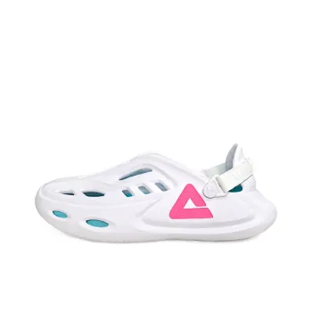 PEAK Pole Hole Shoes Clogs Men's White Red