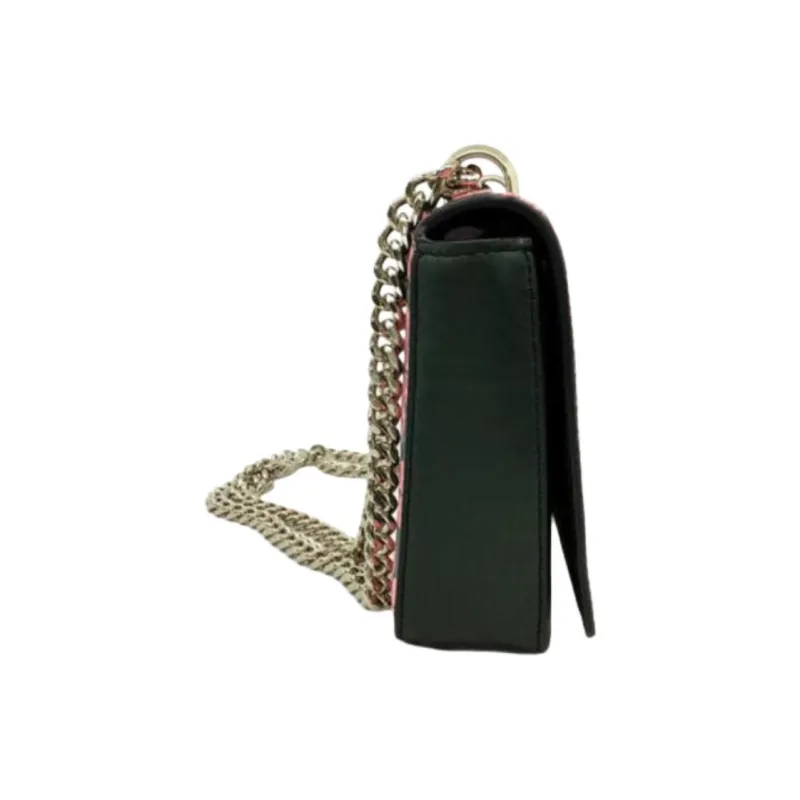 Kate Spade Amelia Leather Chain Bag Crossbody Bag Shoulder Bag Women's Pink & Red-2