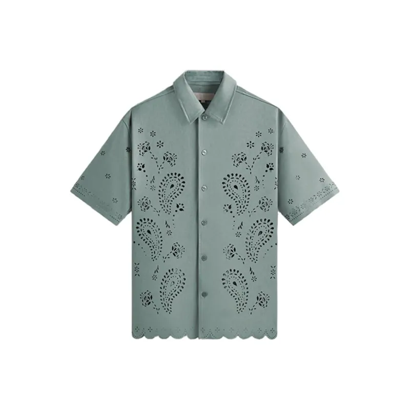 KITH Isaac Microsuede Buttondown-0