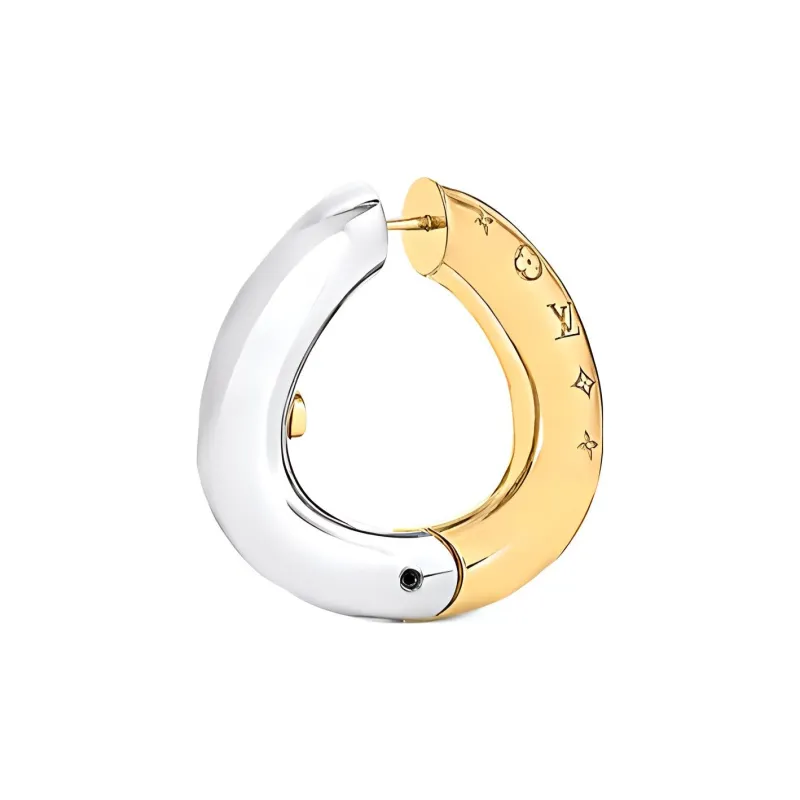 LOUIS VUITTON Earrings Women's Gold/Silver-2