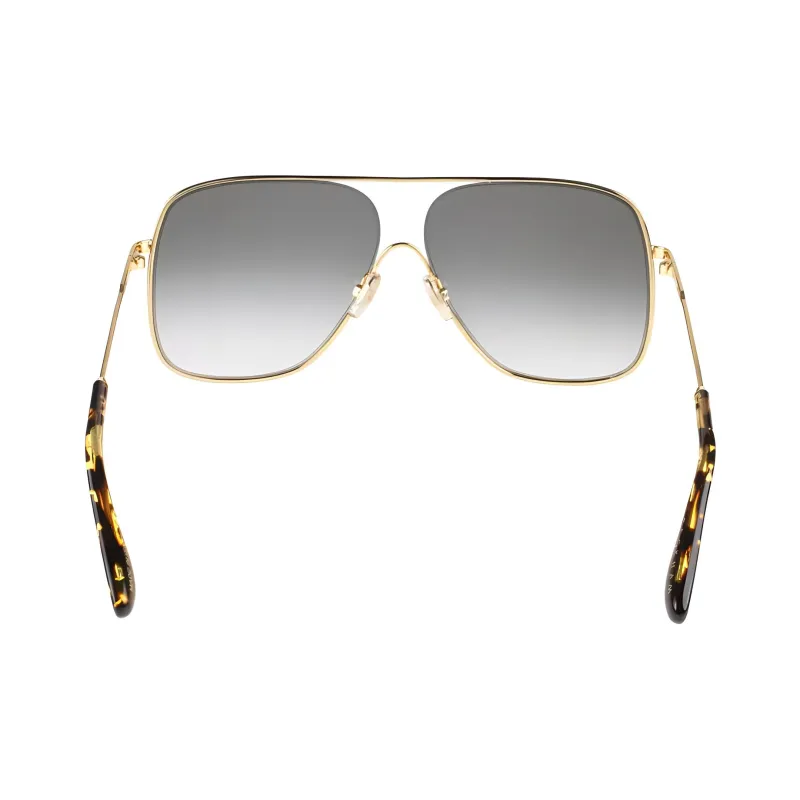 Victoria Beckham Aviator Sunglasses Women's Gold-1