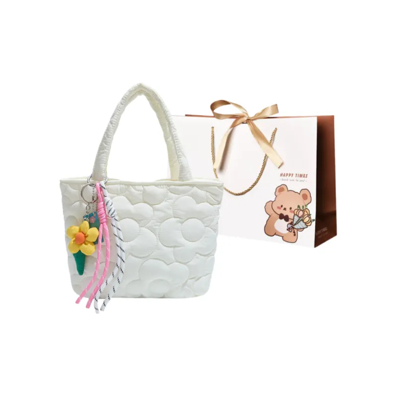 ERANGBEAR Nylon Handheld One Shoulder Handbag Regular Women's Multicolor-2