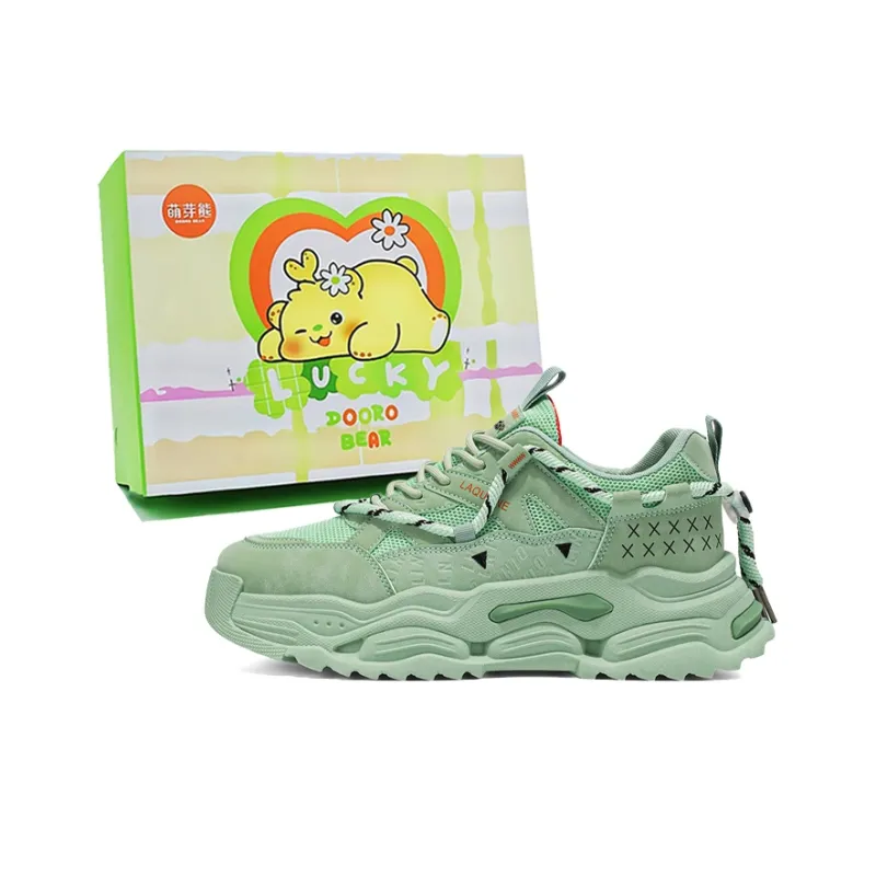 Budding Bear Slip Resistant And Breathable Low Top Chunky Sneakers Men's-10