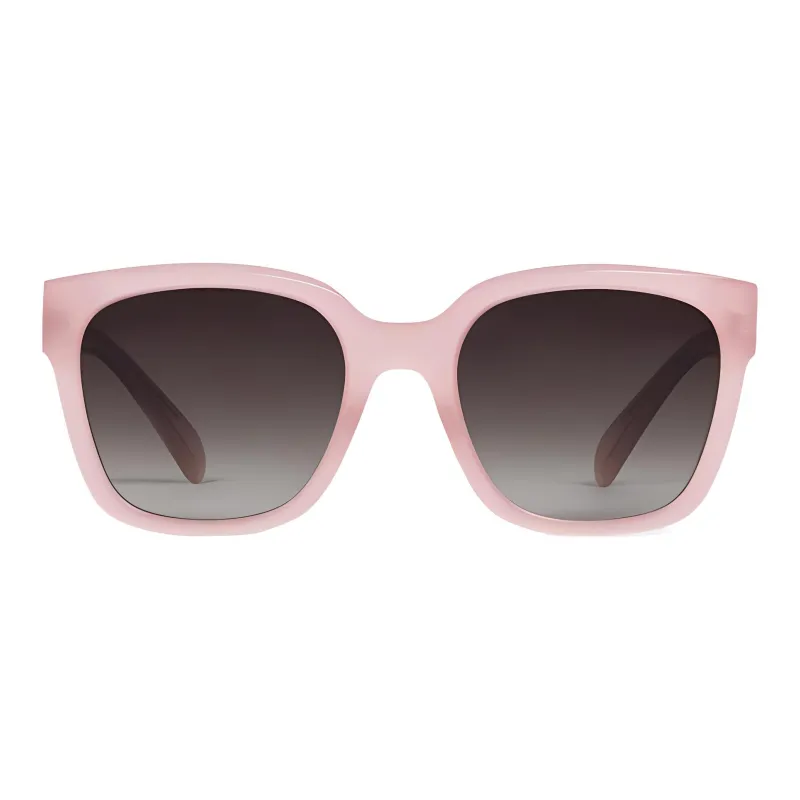 CELINE Plate Frame Square Sunglasses Unisex Ivory Pink-3