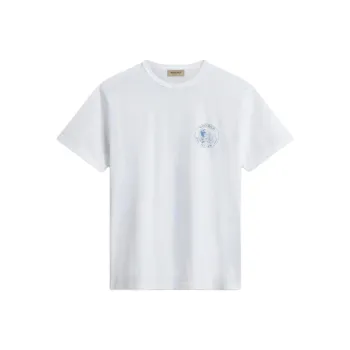 WOOLRICH Logo Printed Crewneck T Shirt