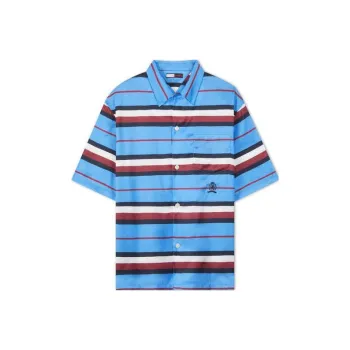 Tommy Hilfiger Shirts Men C4G Red White Blue Stripes