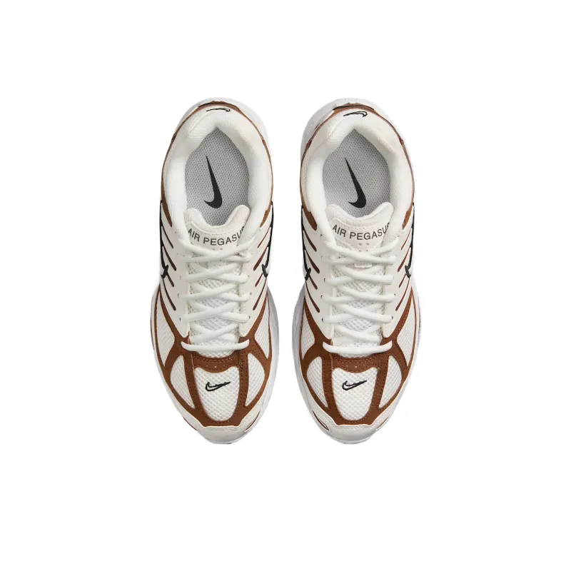 Nike Air Pegasus 2005 Low Top Running Shoes Women's White Brown-3