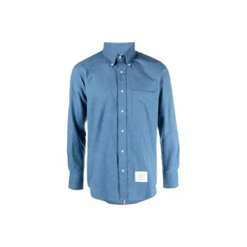 THOM BROWNE Striped Detail Shirt