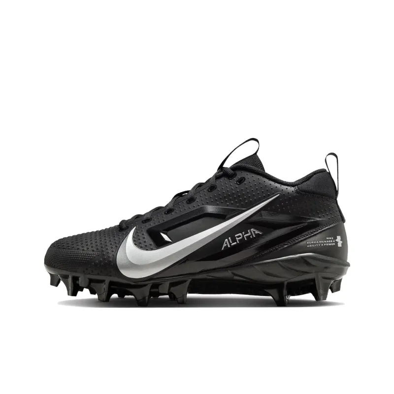 Nike Alpha Menace 4 Varsity Black Metallic Silver-0