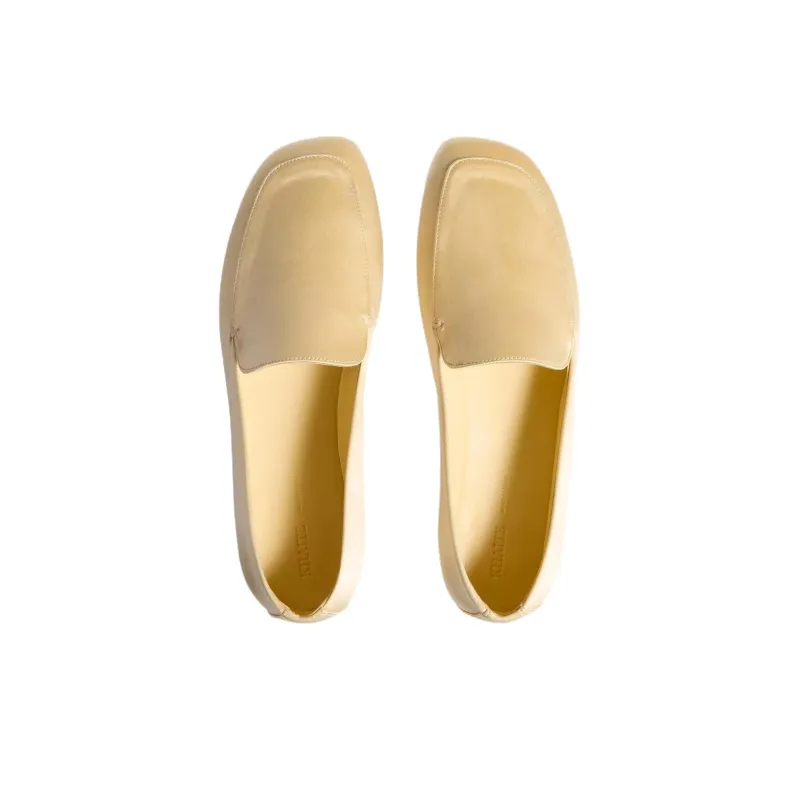 KHAITE Monroe Casual Single Shoes Women's Yellow-3