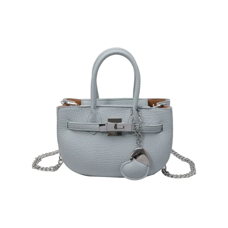 Single Warehouse PU Shoulder Bag Regular Women's White/Black/Yellow/Blue/Pink-15