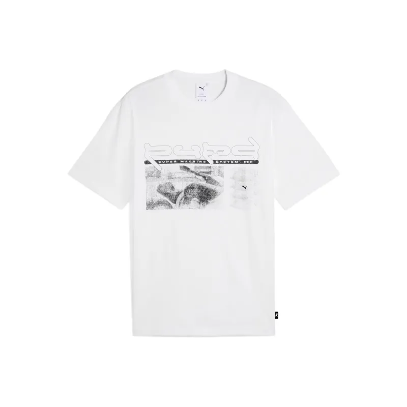 PUMA GRAPHICS T Shirt Men's White-0