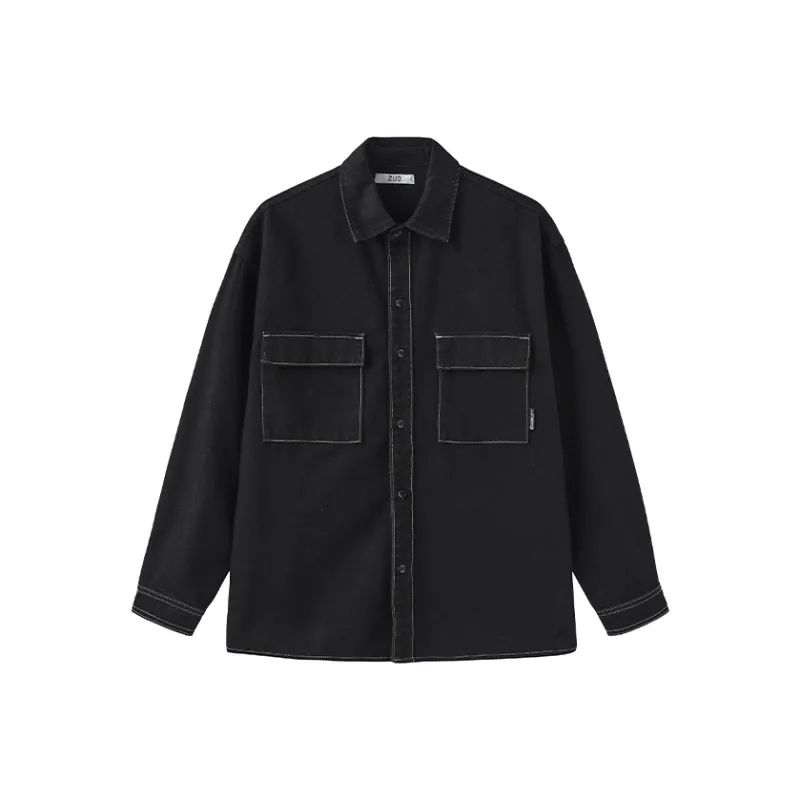 ZUO Shirts Men Black-0
