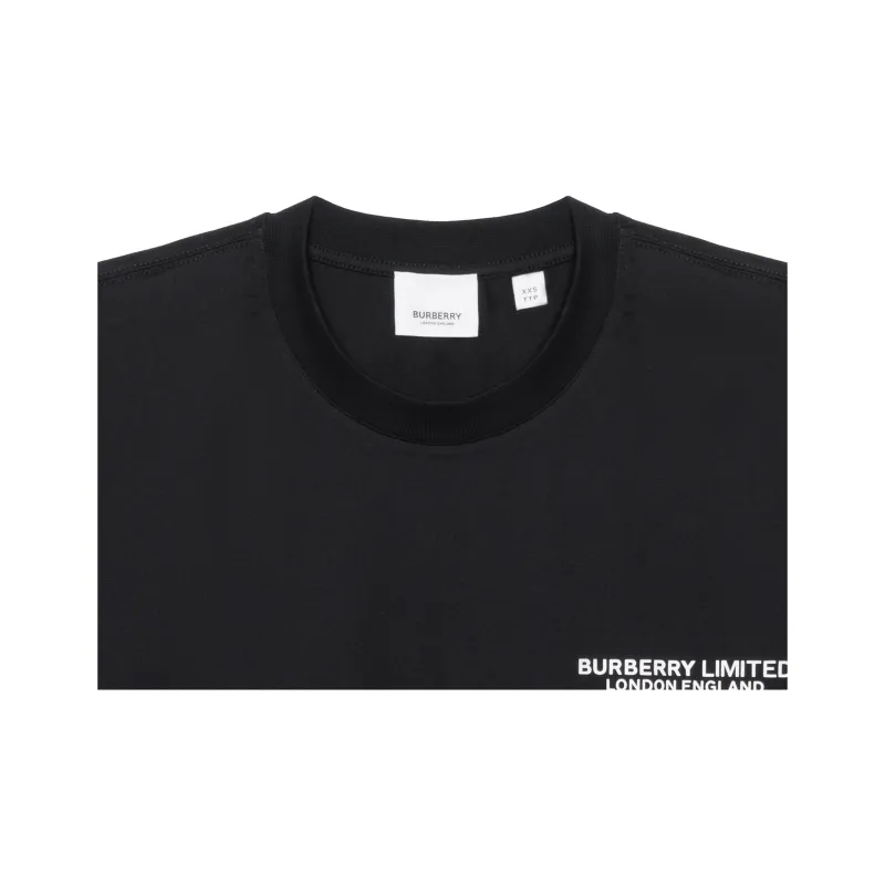 Burberry Location Print Cotton Oversized T Shirt-8