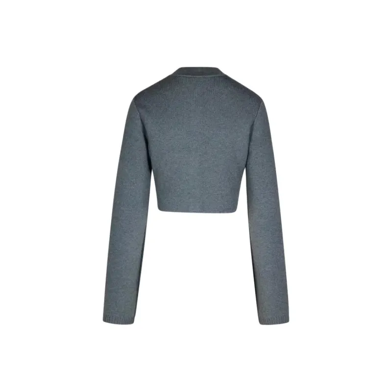 KHAITE Ello Knit Cropped Jacket-1