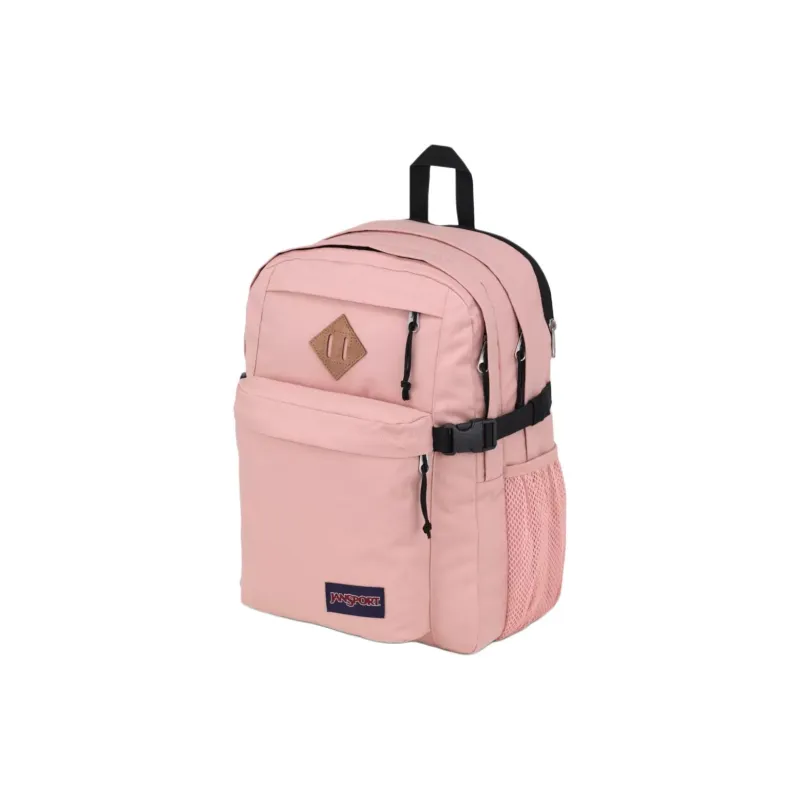 JanSport Recycled Polyester Laptop Backpack Unisex Mist Rose-3