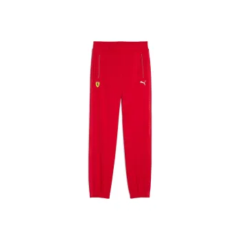 PUMA Scuderia Ferrari Knitted Sweatpants Men's Red