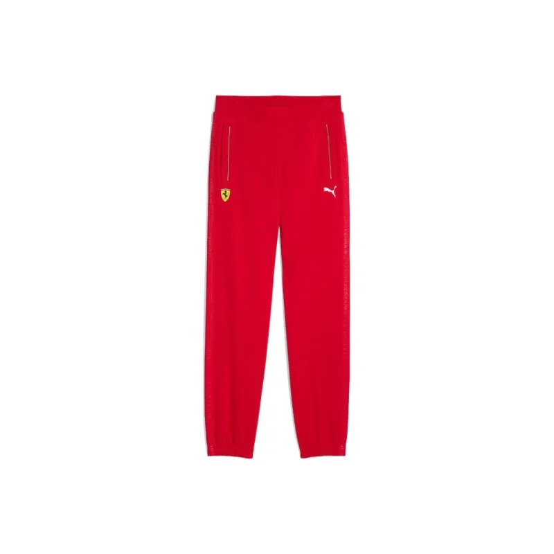 PUMA Scuderia Ferrari Knitted Sweatpants Men's Red-0