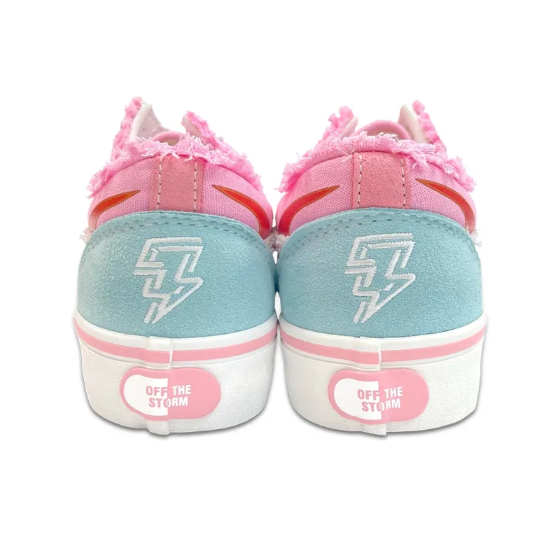 REVENFE X SPOTM x BURNING FLAME Slip Resistant, Breathable, Lightweight Low Top Canvas Shoes Unisex-14