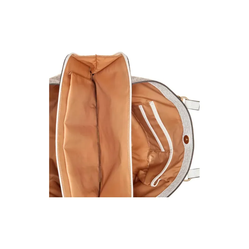 GUESS Artificial Leather Portable Crossbody Bag, Shoulder Bag Women's Taupe-4