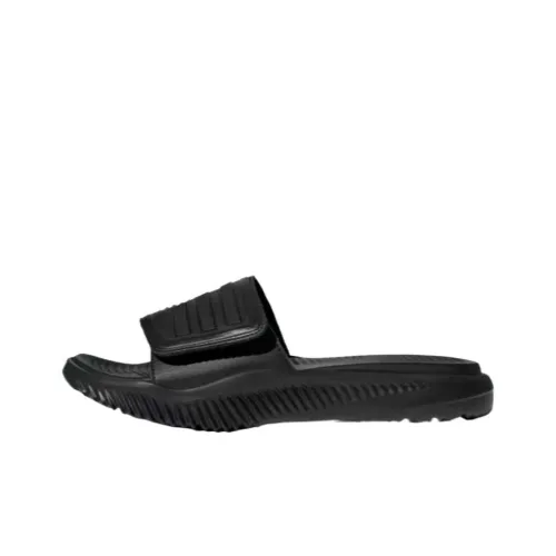Adidas AlphaResponse Quiet Slip Resistant Slide Slippers Unisex Black