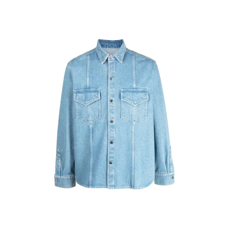 NANUSHKA Button up Denim Shirt-0