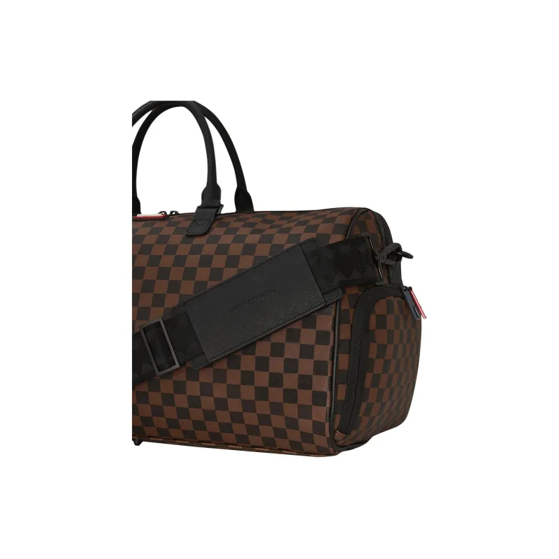 SPRAYGROUND Artificial Leather Travel Bag Unisex Brown-6