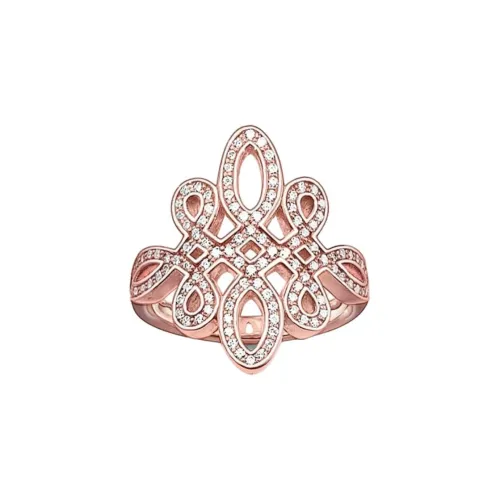 Thomas Sabo Silver Plated Rings Women's Red
