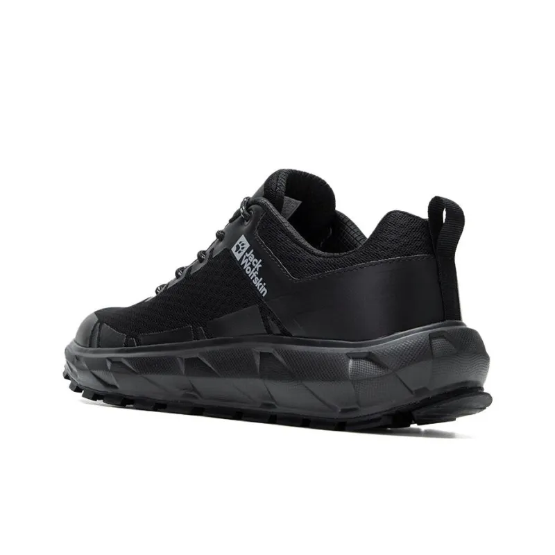 Jack Wolfskin HIKE VENTURA Abrasion Resistant Breathable Low Top Hiking Shoes Men's Black-2