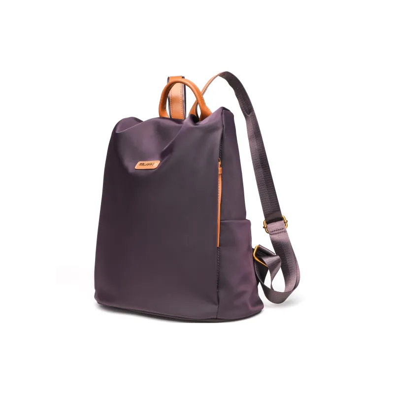 GELANNI Synthetic Leather With Cow Leather Backpack Regular Unisex Multicolor-11