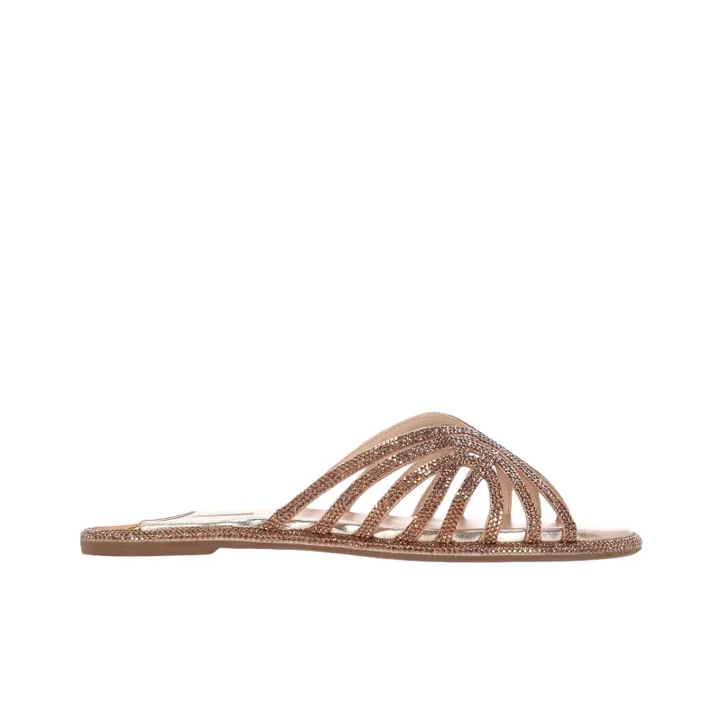 Le Silla Slide Slippers Women's Gold-1