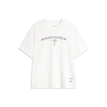 LiNing x Lpl Sports Life Collection T Shirt Unisex Ecru