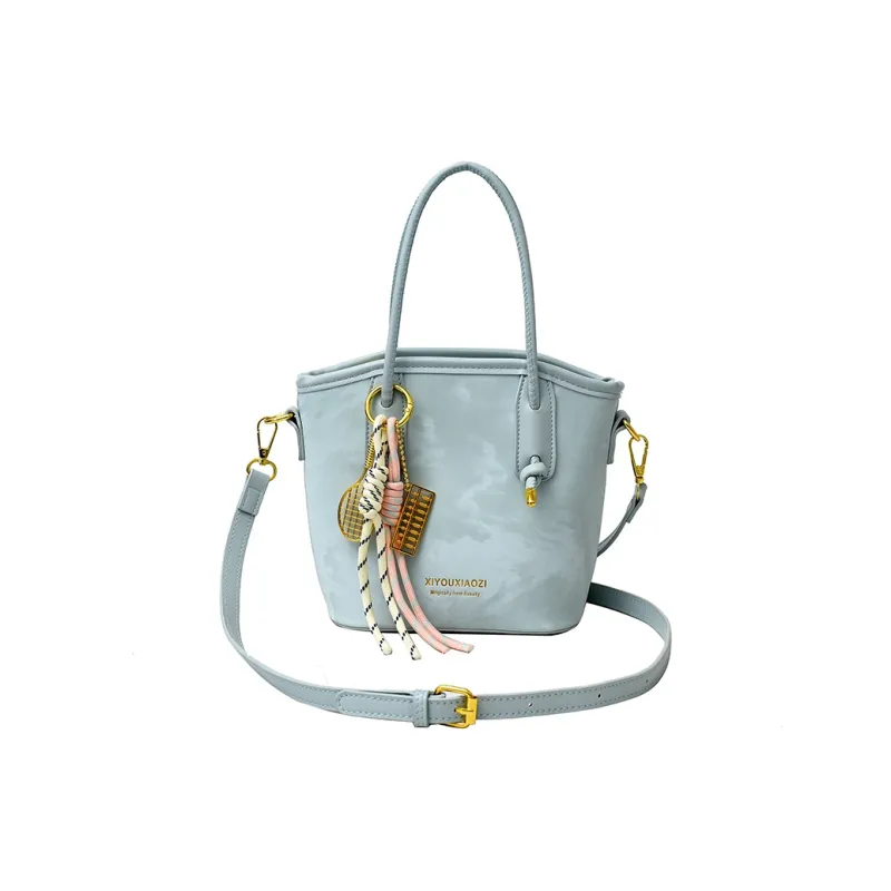 Single Warehouse PU Shoulder Bag Regular Women's Ecru/Silver/Green/Pink/Black-14