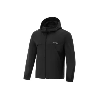 LiNing Breathable UV Protection Sun Protection Clothing Men's Black