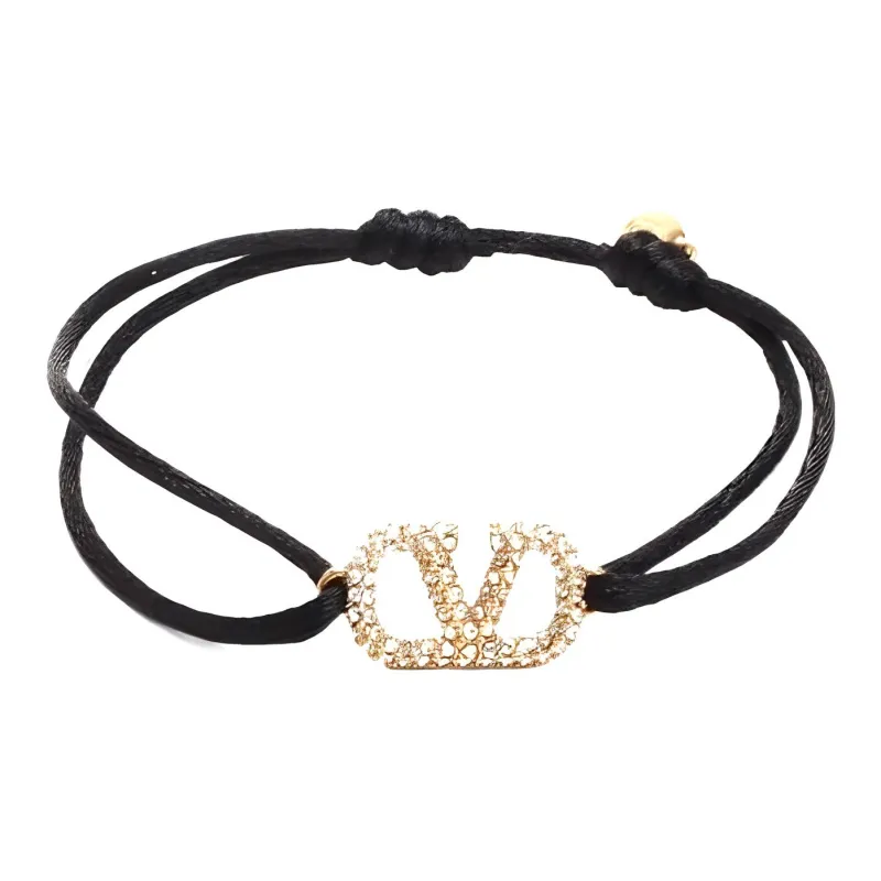 Valentino Garavani VLogo Signature Crystal embellished Bracelet-4