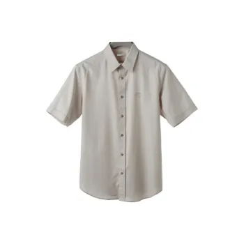 VICUTU Shirts Men Light Warehouse Gray