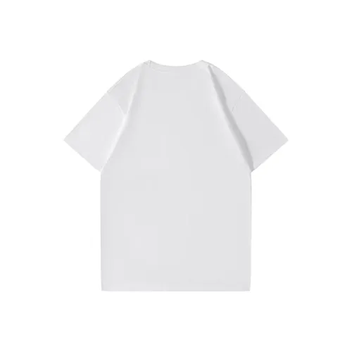 Mu Xiao Xin Set in Sleeve T Shirt Women's Gray Croissant Letter T Shirt