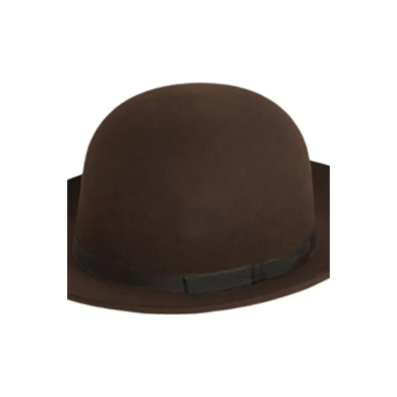 Lock Hatters Rabbit Fur Felt Hats & Caps Unisex Brown-1
