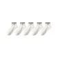 [5 Pack]White F 5